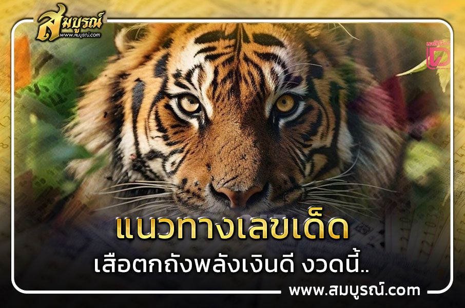 แนวทางเลขเด็ด เสือตกถังพลังเงินดี งวดนี้..